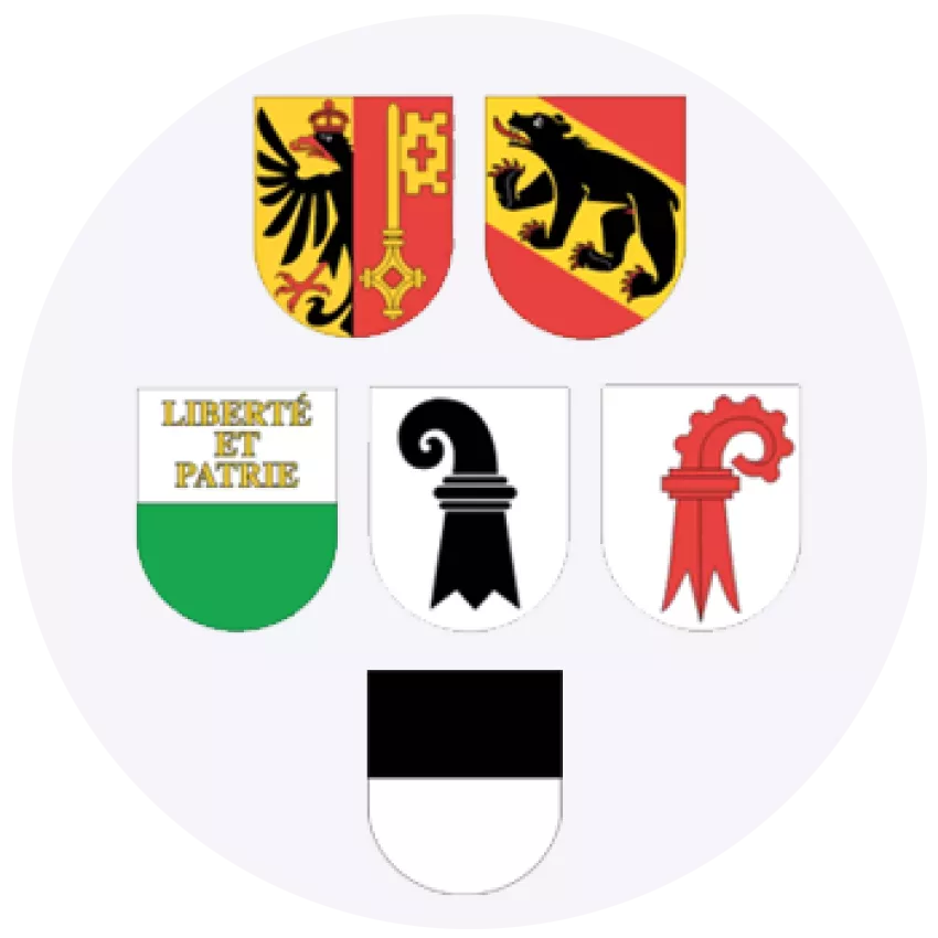 Les cantons participants